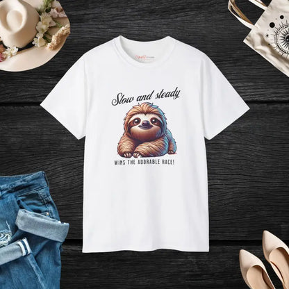 Chill with the Sloth T-shirt: Relax in Style - White / s T-shirt