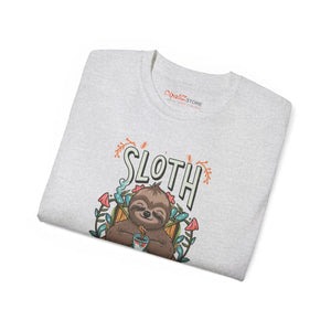 Chill Sloth t Shirt - Unisex Ultra Cotton Tee - Dipaliz - T-shirts