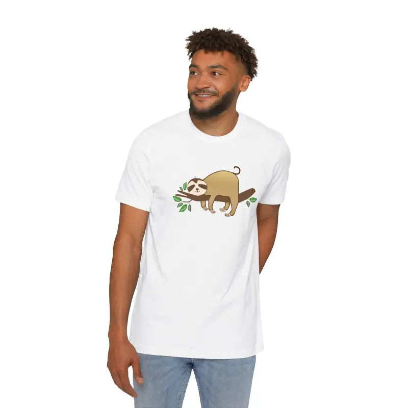 Unisex Deluxe Sloth Tee: Cozy Style Meets Classic Comfort - T-shirt