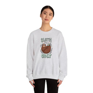 Sloth Vibes Only Crewneck Sweatshirt - Ultimate Comfort - Dipaliz - T-shirts