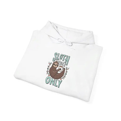 Unisex Heavy Blend™ Hooded Sweatshirt: Relax in Sloth Vibes! - Hoodie