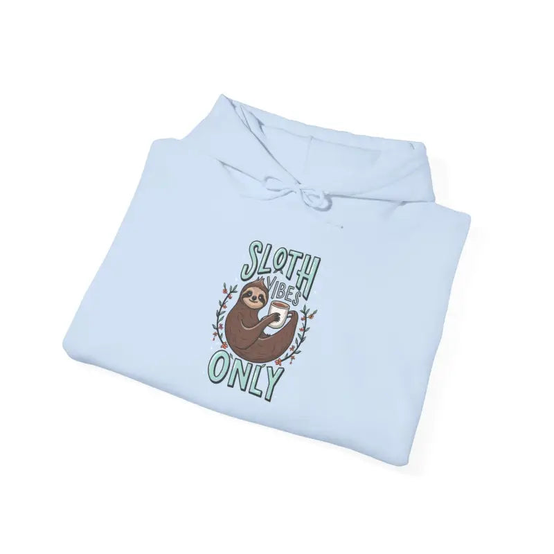 Unisex Heavy Blend™ Hooded Sweatshirt: Relax in Sloth Vibes! - Hoodie