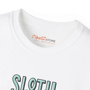 Relaxed Sloth Vibes Ultra Cotton Tee - Dipaliz - T-shirts