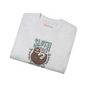 Relaxed Sloth Vibes Ultra Cotton Tee - Dipaliz - T-shirts