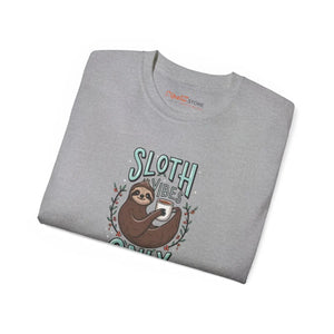Relaxed Sloth Vibes Ultra Cotton Tee - Dipaliz - T-shirts