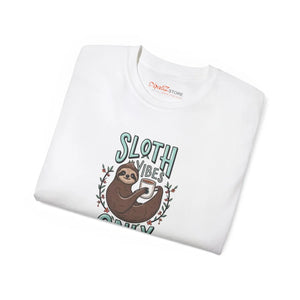 Relaxed Sloth Vibes Ultra Cotton Tee - Dipaliz - T-shirts