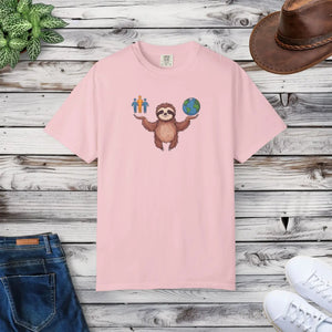 Sloth World Environment Comfort Colors Tee - Dipaliz - T-shirts