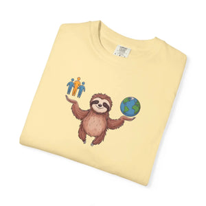Sloth World Environment Comfort Colors Tee - Dipaliz - T-shirts