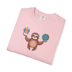 Sloth World Environment Comfort Colors Tee - Dipaliz - T-shirts