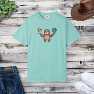 Sloth World Environment Comfort Colors Tee - Dipaliz - T-shirts