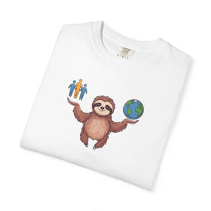 Sloth World Environment Comfort Colors Tee - Dipaliz - T-shirts