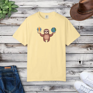 Sloth World Environment Comfort Colors Tee - Dipaliz - T-shirts