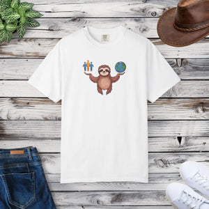 Sloth World Environment Comfort Colors Tee - Dipaliz - T-shirts