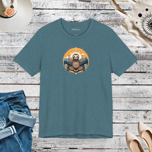 Soft Sloth Yoga Unisex Jersey - Cotton Comfort - Dipaliz - T-shirts