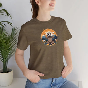 Soft Sloth Yoga Unisex Jersey - Cotton Comfort - Dipaliz - T-shirts
