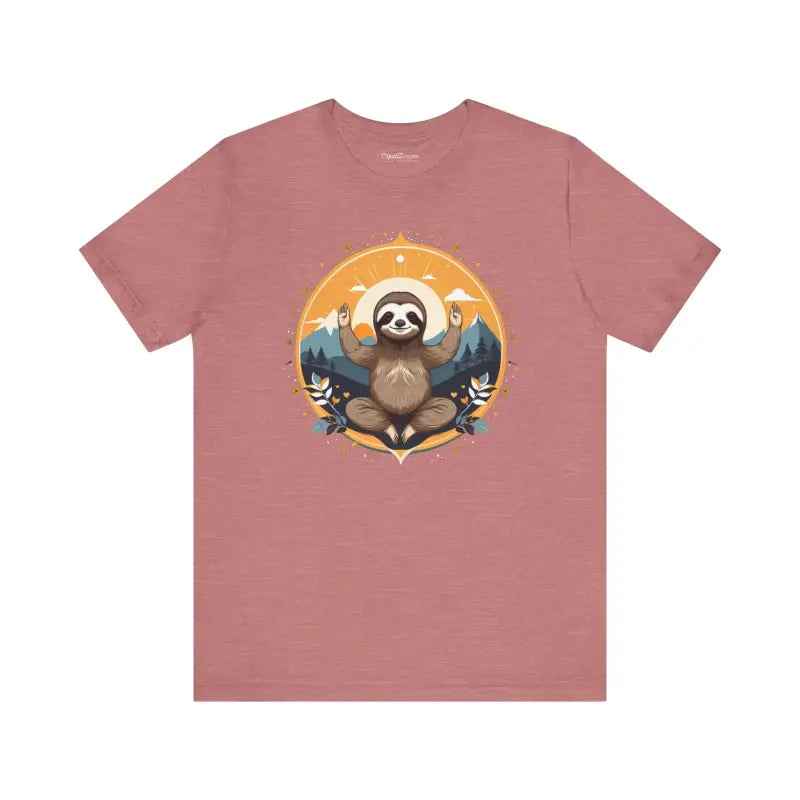 Chill Vibes: Sloth Yoga Unisex Jersey Tee - T-shirt