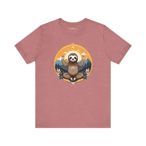 Sloth Yoga Unisex Jersey Tee - Comfy Standout Style - Dipaliz - T-shirts