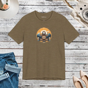 Soft Sloth Yoga Unisex Jersey - Cotton Comfort - Dipaliz - T-shirts