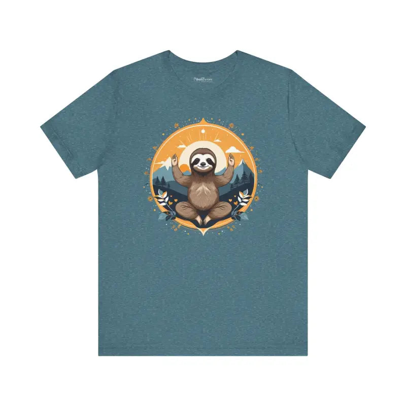 Chill Vibes: Sloth Yoga Unisex Jersey Tee - T-shirt