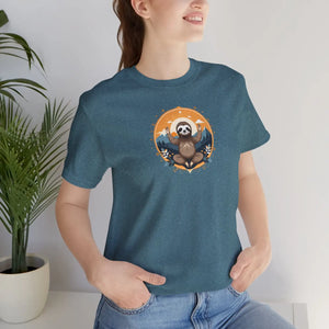 Soft Sloth Yoga Unisex Jersey - Cotton Comfort - Dipaliz - T-shirts
