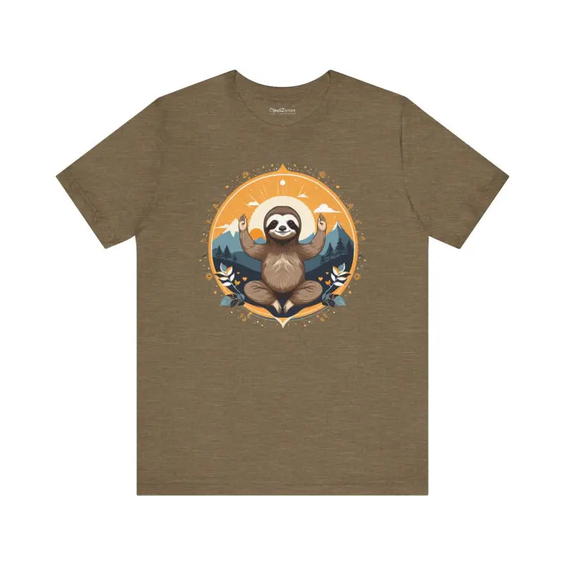 Chill Vibes: Sloth Yoga Unisex Jersey Tee - T-shirt