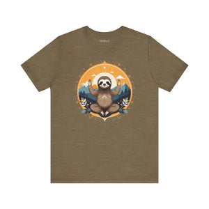 Sloth Yoga Unisex Jersey Tee - Comfy Standout Style - Dipaliz - T-shirts