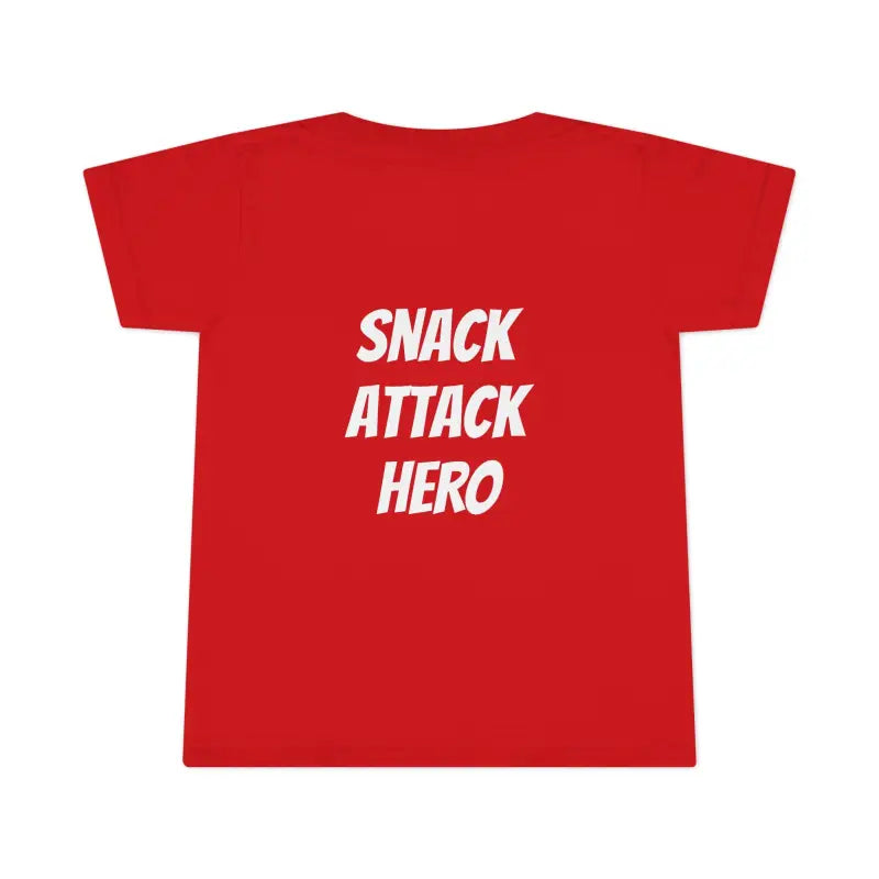 Snack Attack Hero Toddler T-shirt for Epic Snacking Action - Kids Clothes