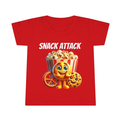 Snack Attack Hero Toddler T-shirt for Epic Snacking Action - Kids Clothes