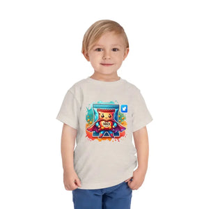 Short Sleeve Tee - Snack Attack Toddler Power Up Style - Dipaliz - Baby & Clothing