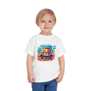Short Sleeve Tee - Snack Attack Toddler Power Up Style - Dipaliz - Baby & Clothing