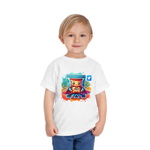 Playful Toddler Short Sleeve Tee - Snack Design - Dipaliz - Baby & Clothing
