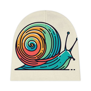 Cozy Snail Baby Beanie - All-over Print - Dipaliz - & Toddler Hats