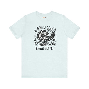 Soft Unisex Jersey Short Sleeve Snailed it Tee - Dipaliz - T-shirts