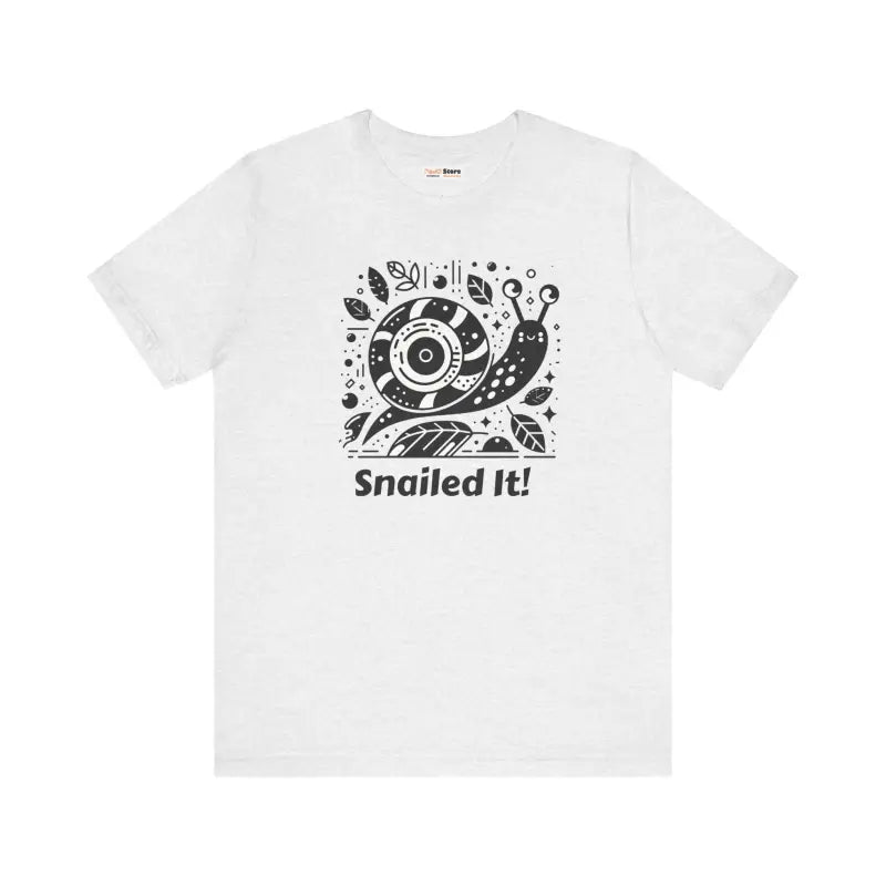 Unisex Jersey Short Tee: your Style with Snailed - Ash / s T-shirt