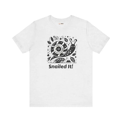 Unisex Jersey Short Tee: your Style with Snailed - Ash / s T-shirt