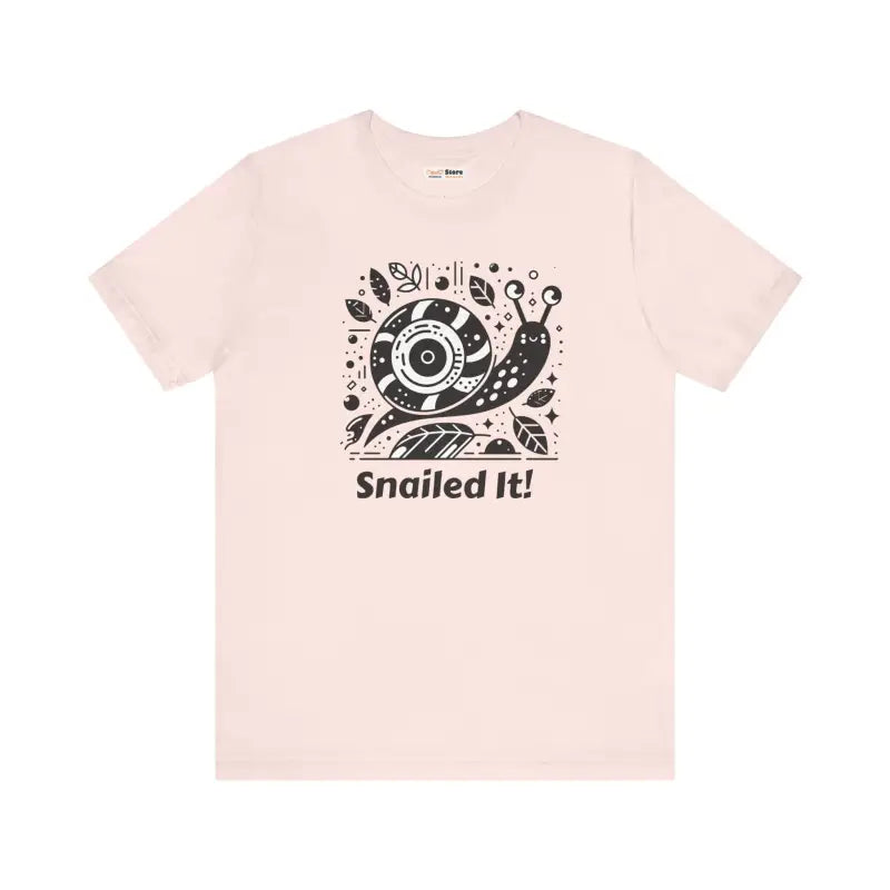 Unisex Jersey Short Tee: your Style with Snailed - Soft Pink / s T-shirt