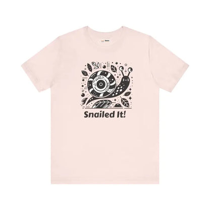 Unisex Jersey Short Tee: your Style with Snailed - Soft Pink / s T-shirt