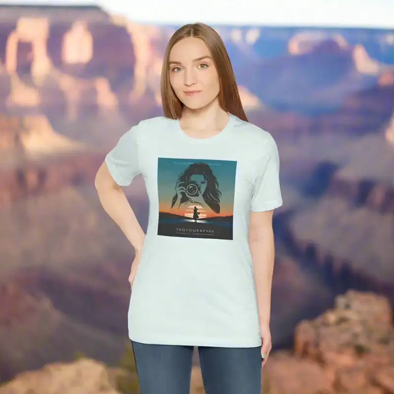 Snap Happy Unisex Jersey Tee: the Photographer’s Comfy Companion - T-shirt