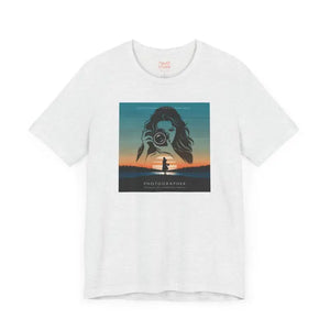 T-shirt - Snap Happy Unisex Jersey Tee - Photographer’s Comfy Companion - Dipaliz