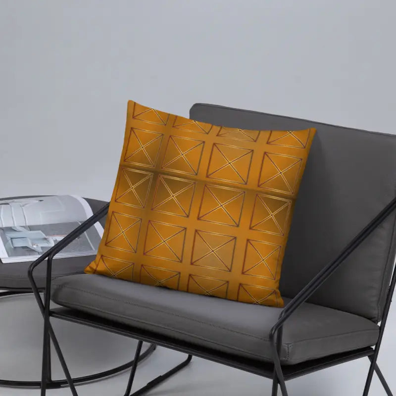 Cozy Luxe Brown Cross Pillow for Elegant Home Decor