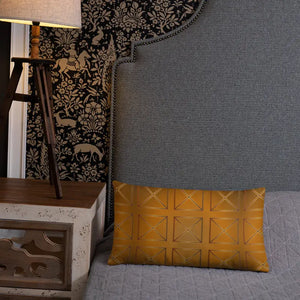 Brown Cross Throw Pillow Insert Included - Dipaliz - Pillows