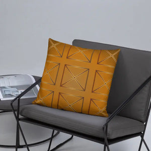 Brown Cross Throw Pillow Insert Included - Dipaliz - Pillows