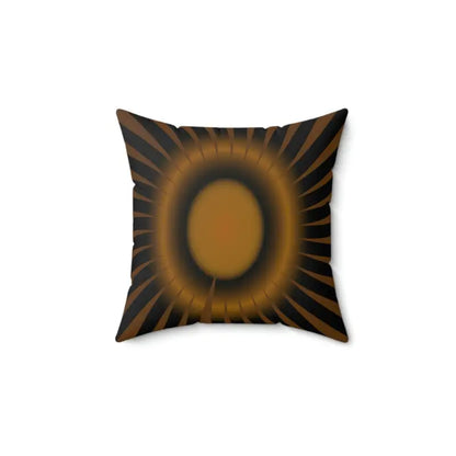 Elevate Your Style With Snazzy Brown Abstract Pillow - Home Decor