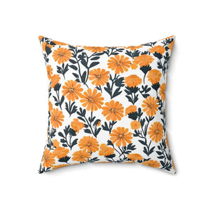 Marigold Double-sided Print Throw Pillows with Concealed Zipper - Dipaliz - 18’’ ×