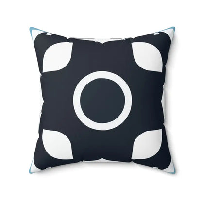 Elevate your Space with a Snazzy White Abstract Pillow - 20’’ × Home Decor