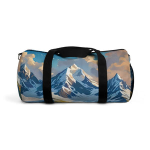 Mountains Duffel Bag - Snow Capped Peak Canvas - Dipaliz - Bags