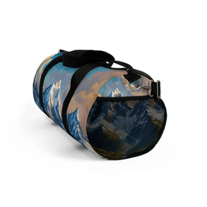 Mountains Duffel Bag - Snow Capped Peak Canvas - Dipaliz - Bags