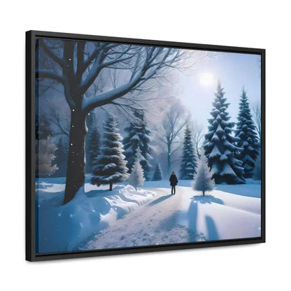 Transform your Space with Snow Capped Winter Trees Canvas