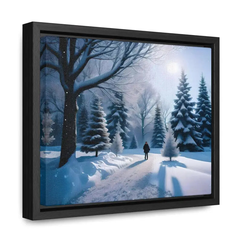 Transform your Space with Snow Capped Winter Trees Canvas