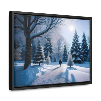 Transform your Space with Snow Capped Winter Trees Canvas